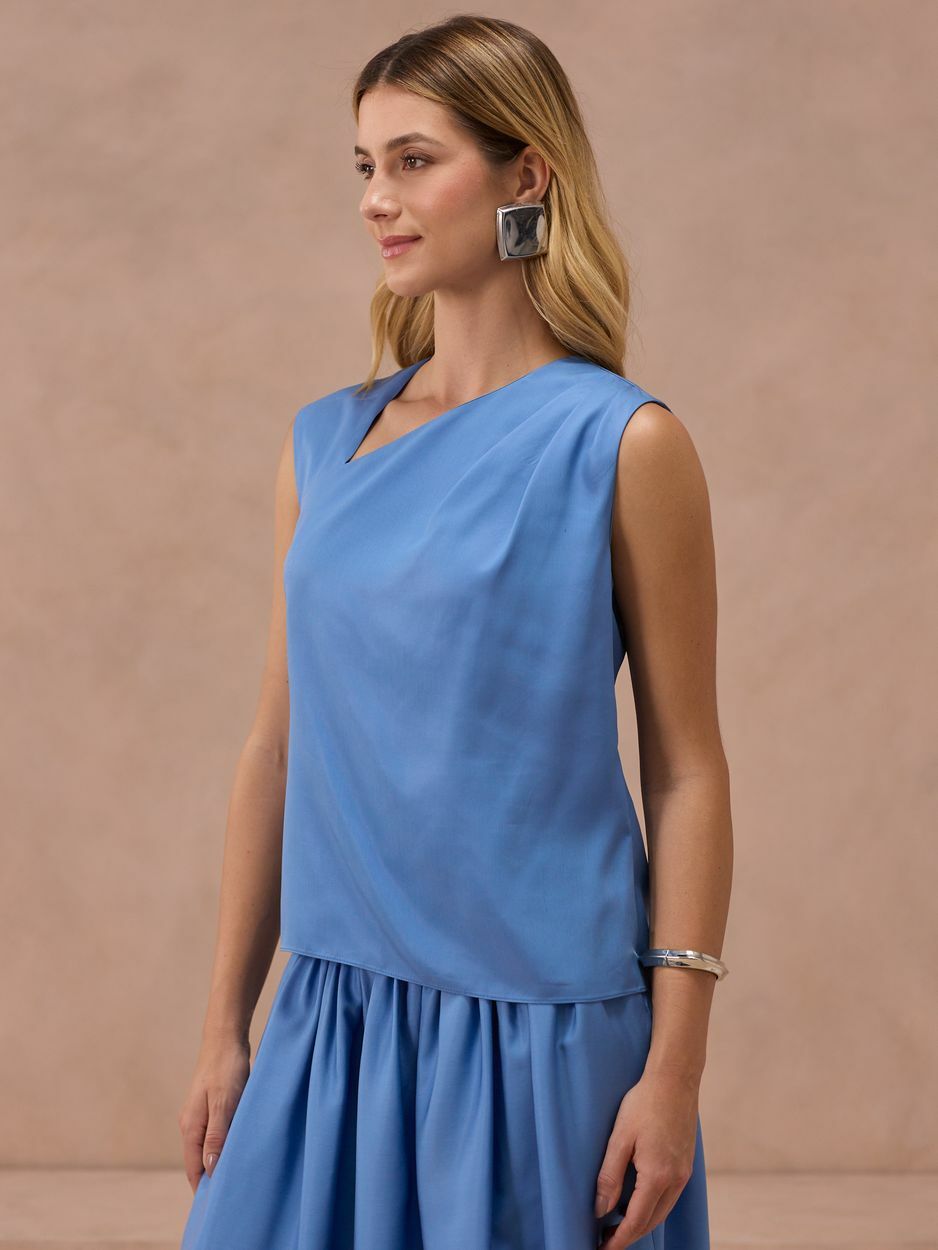 BLUSA DECOTE ASSIMETRICO BL260121