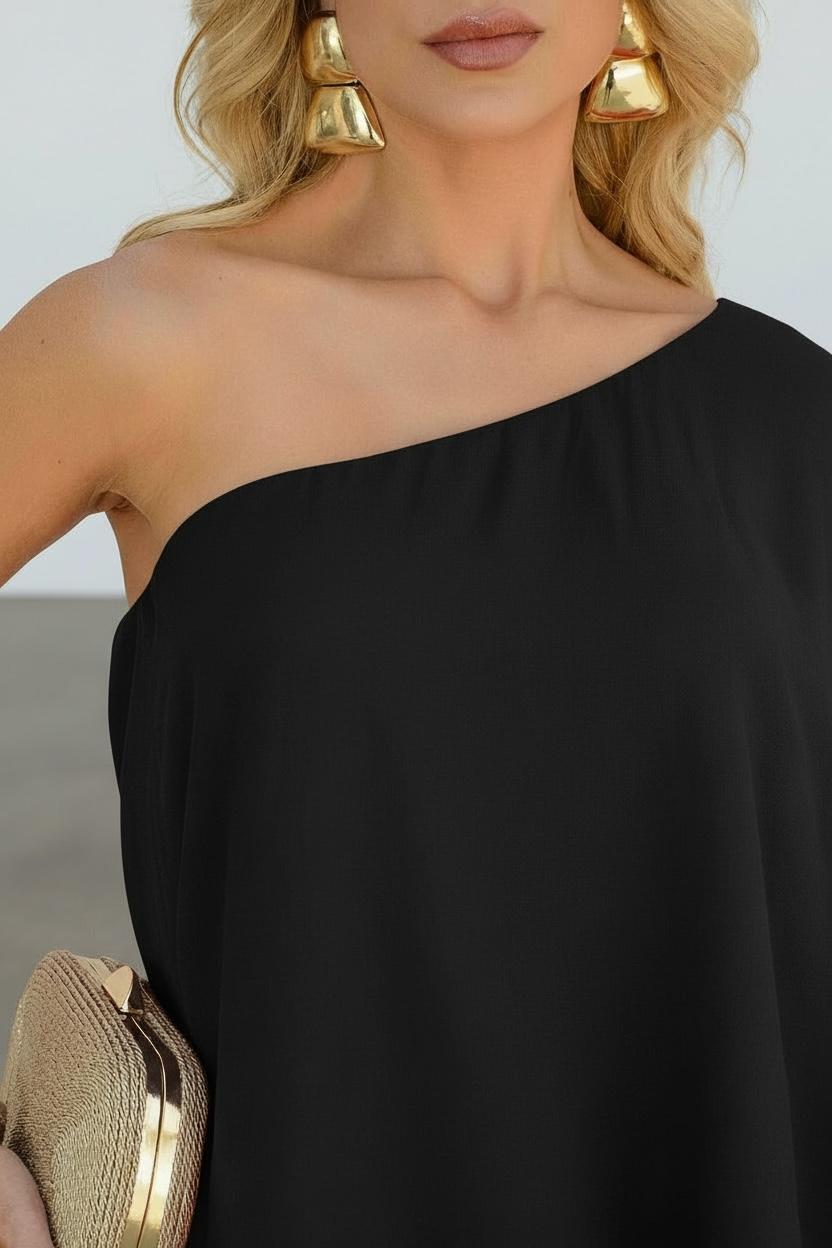 BLUSA VISCOSE ASSIMÉTRICA 14602