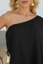 BLUSA VISCOSE ASSIMÉTRICA 14602