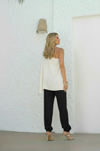BLUSA VISCOSE ASSIMÉTRICA 14602