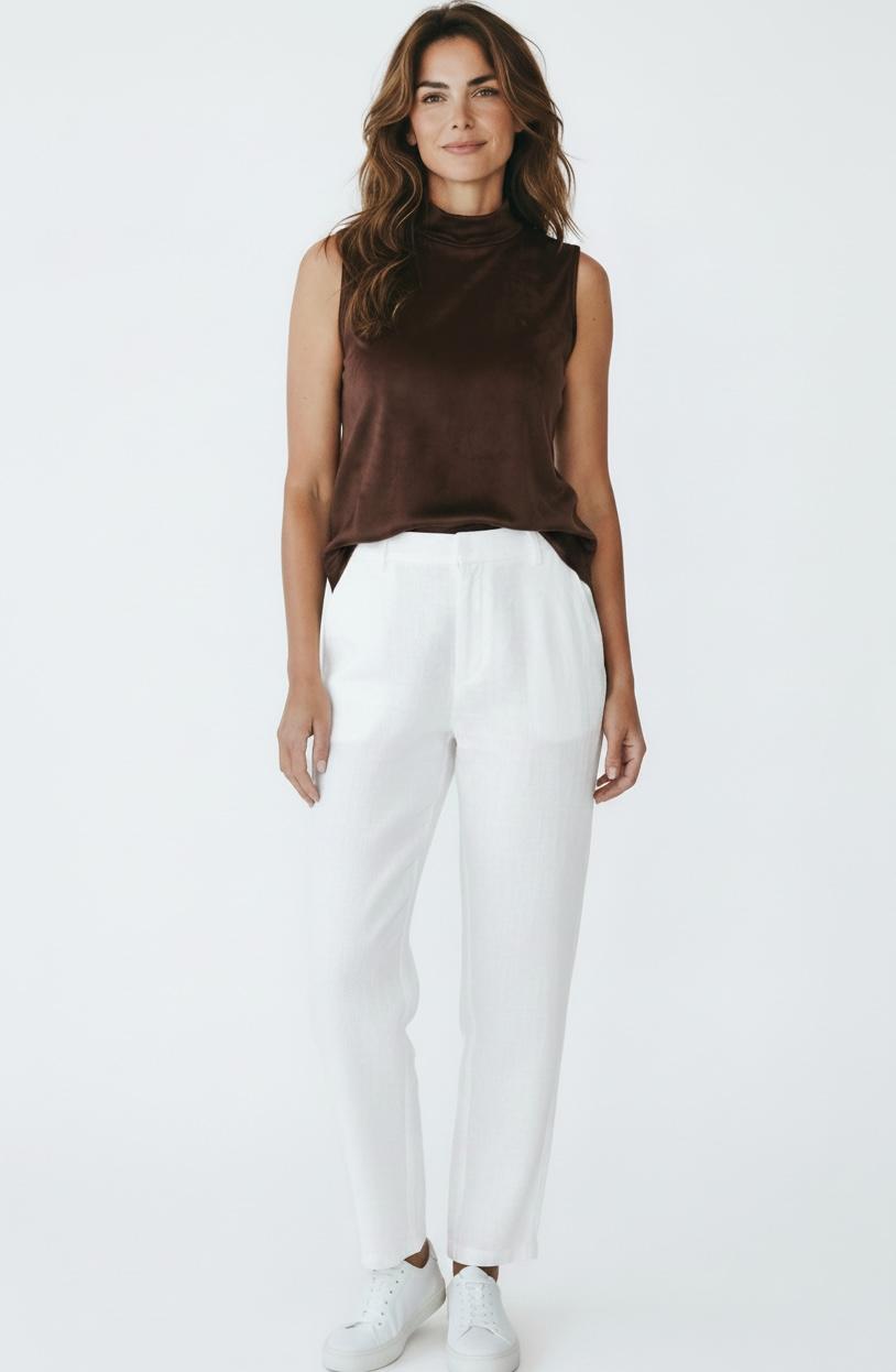 BLUSA SUEDE GOLA ALTA C/ ZIPER 02625200
