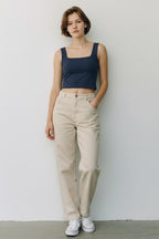 BLUSA REGATA CROPPED FRENTE DUPLA 2038