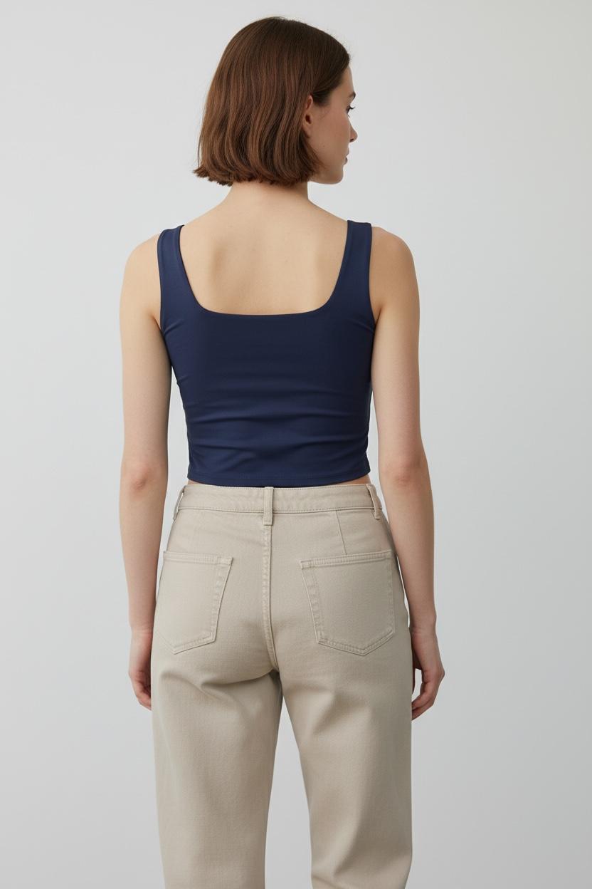 BLUSA REGATA CROPPED FRENTE DUPLA 2038