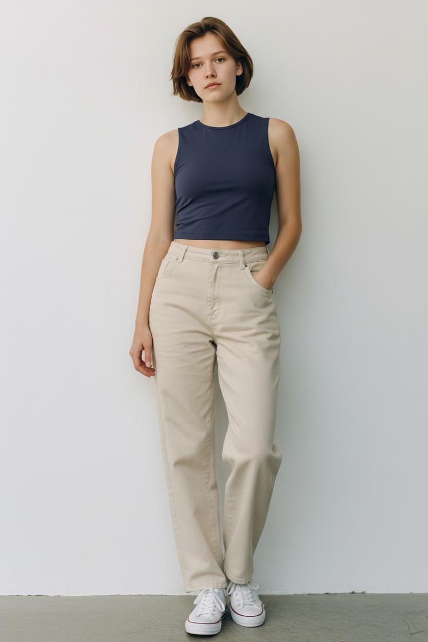 BLUSA SEM MANGA CROPPED FRENTE DUPLA 2182