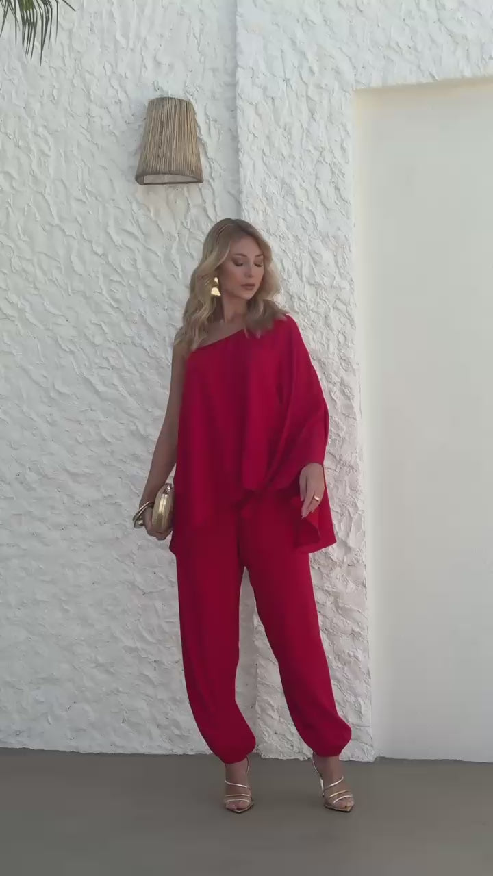 BLUSA VISCOSE ASSIMÉTRICA 14602